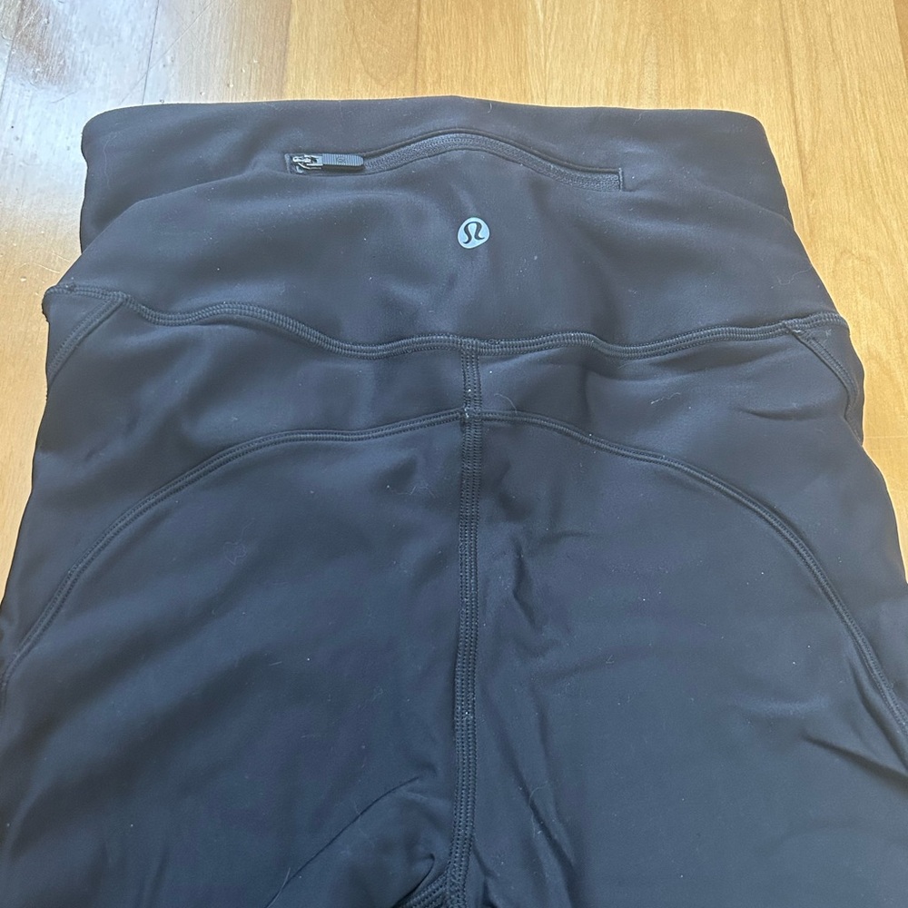 Lululemon double lined Black Leggings